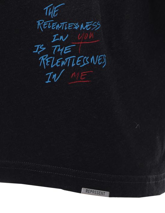 26FW 리프레젠트 긴팔 티셔츠 MLM3626 02 Black - REPRESENT