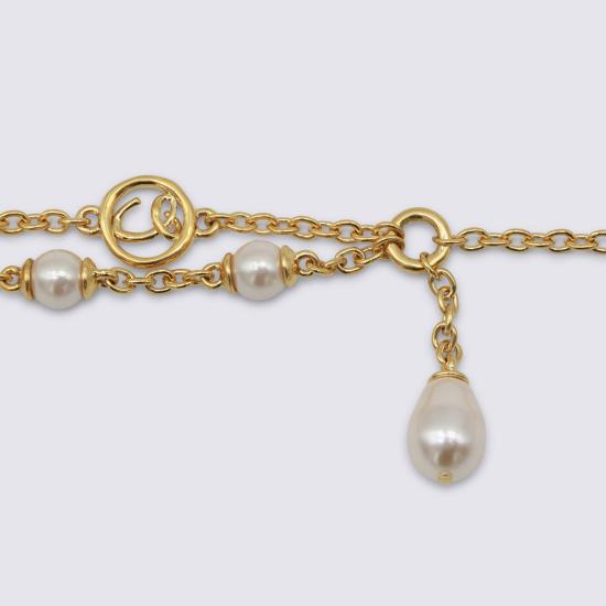 26FW 끌로에 팔찌 CH26SJB01BGL 7ZN GOLD PEARLY - CHLOE