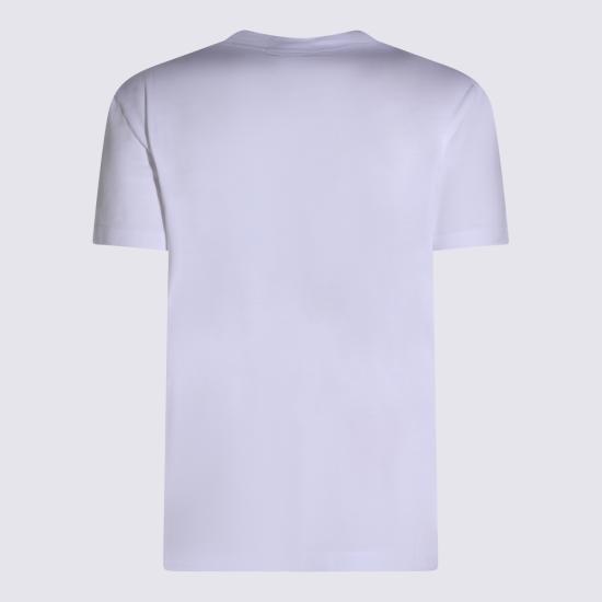 26FW 돌체앤가바나 DG 자수 & 라인스톤 저지 티셔츠 F8V42Z GDDL7W0800 BIANCO - DOLCE & GABBANA