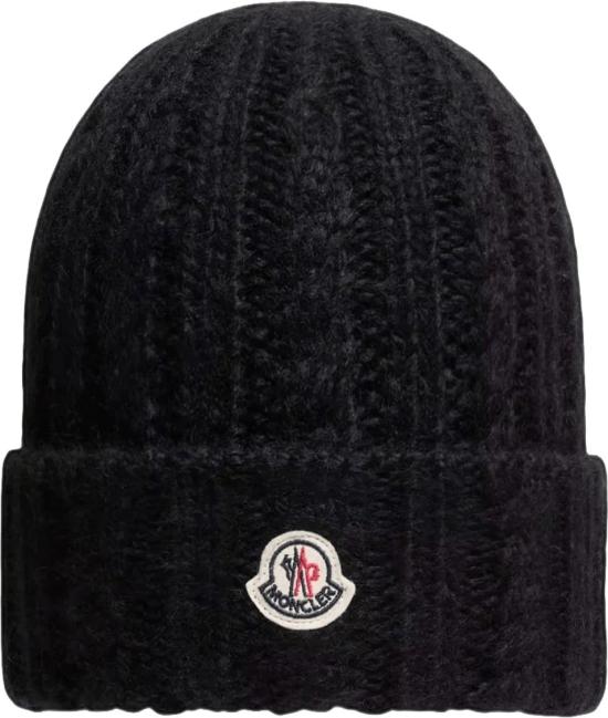 26FW 몽클레어 비니 MONCLER3B00031N0403999LOGOBEANIEBLACK
