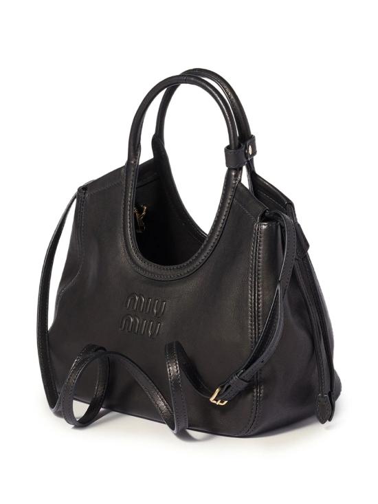 26FW 미우미우 아이비 나파 레더 토트백 아이비 나파 레더 토트백 5BA337VOOO 2BBL F0002 NERO - MIU MIU