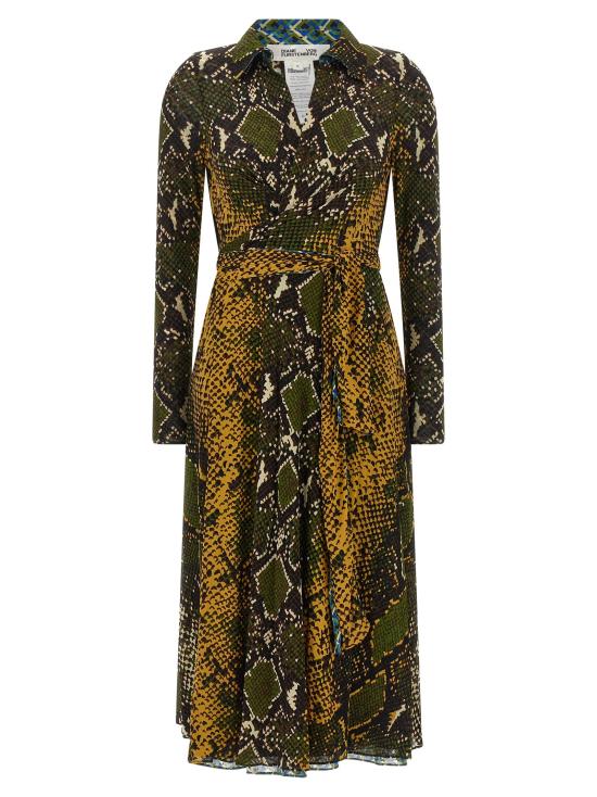 26FW 다이앤 본 퍼스텐버그 미디 원피스 피닉스 드레스 멀티컬러 - DIANE VON FURSTENBERG