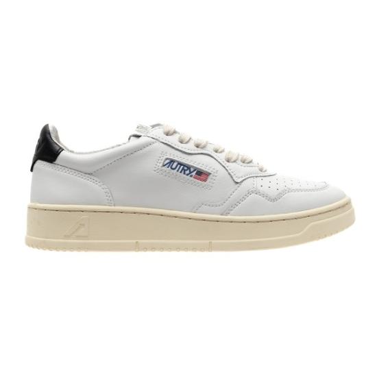 26FW 오트리 메달리스트 로우 레더 스니커즈 AULWLL22 White