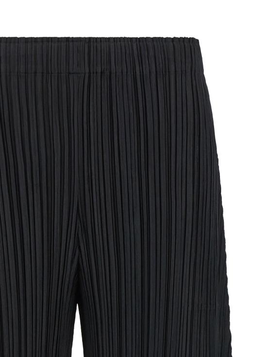 26FW 플리츠플리즈 스트레이트 팬츠 두꺼운 하의 1 팬츠 블랙 - PLEATS PLEASE