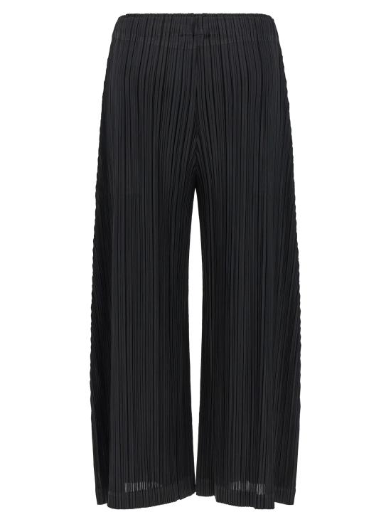 26FW 플리츠플리즈 스트레이트 팬츠 두꺼운 하의 1 팬츠 블랙 - PLEATS PLEASE
