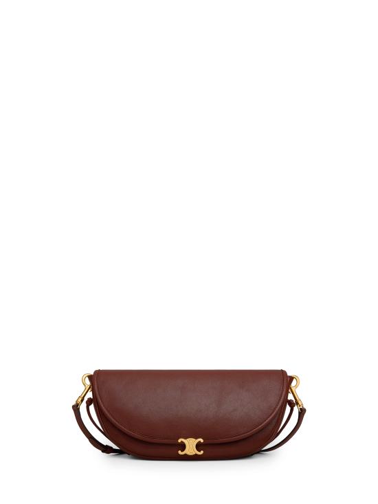 26FW 셀린느 리틀 하프 문 소프트 트리옹프 백 L10373778 BROWN