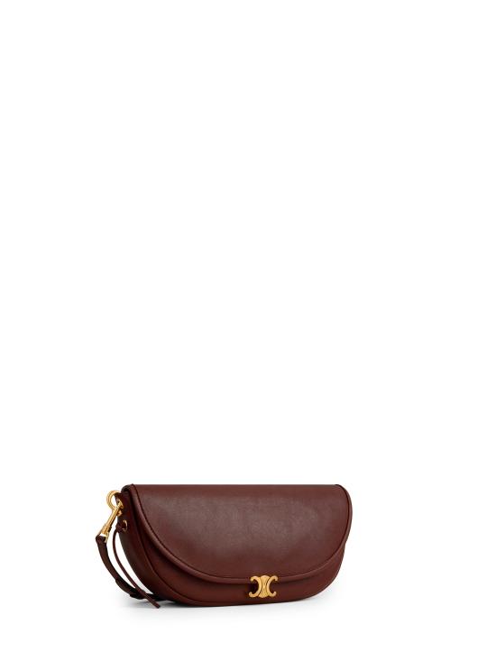 26FW 셀린느 리틀 하프 문 소프트 트리옹프 백 L10373778 BROWN - CELINE