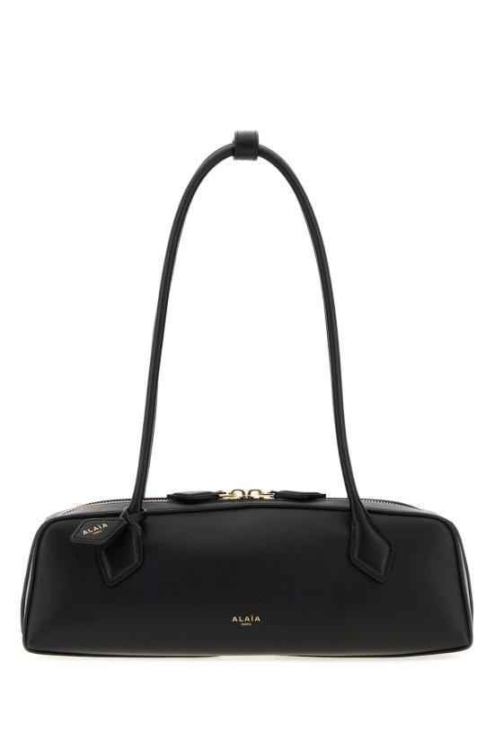 26FW 알라이아 르 테켈 미디움 레더 숄더백 AA1S06033I061 999 Black