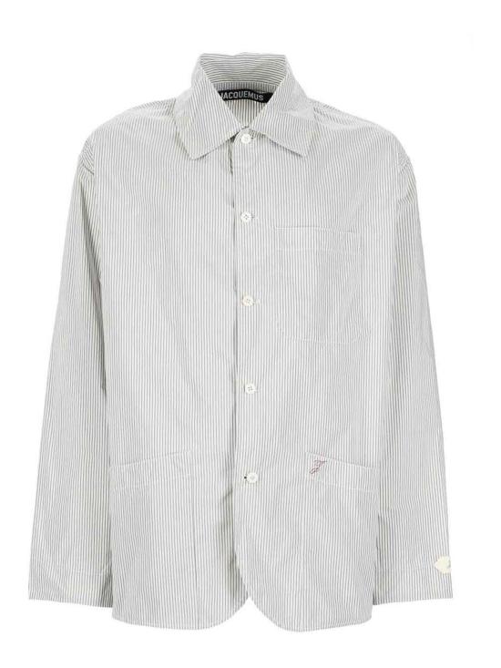 26SS 자크뮈스 스트라이프 칼라 긴팔 재킷 OUM00159AW00755 9DD JACQUARD THIN STRIPES LIG DOM