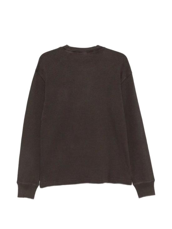 26FW 칼하트 WIP 롱슬리브 비스타 와플 티셔츠 I035304 47GD TOBACCO - CARHARTT WIP