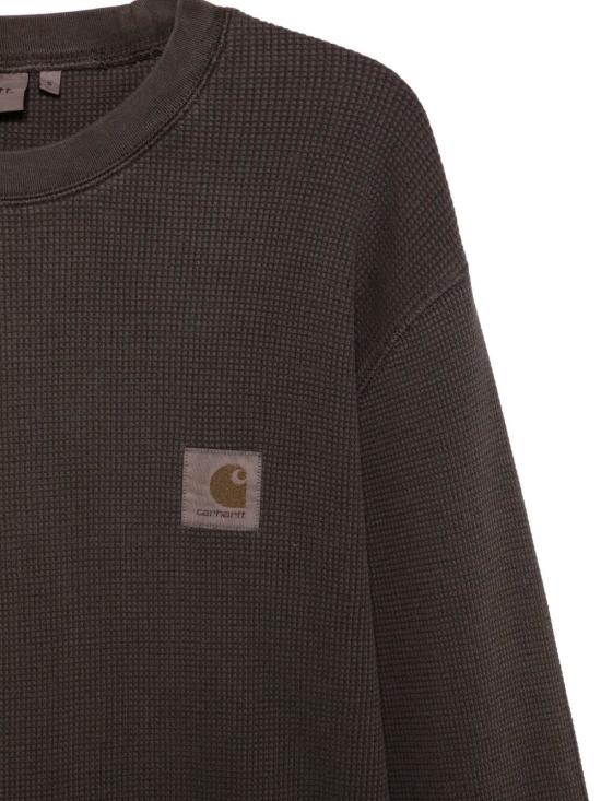 26FW 칼하트 WIP 롱슬리브 비스타 와플 티셔츠 I035304 47GD TOBACCO - CARHARTT WIP