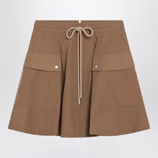 26FW 몽클레어 숏 스커트 2D00024599MD Brown