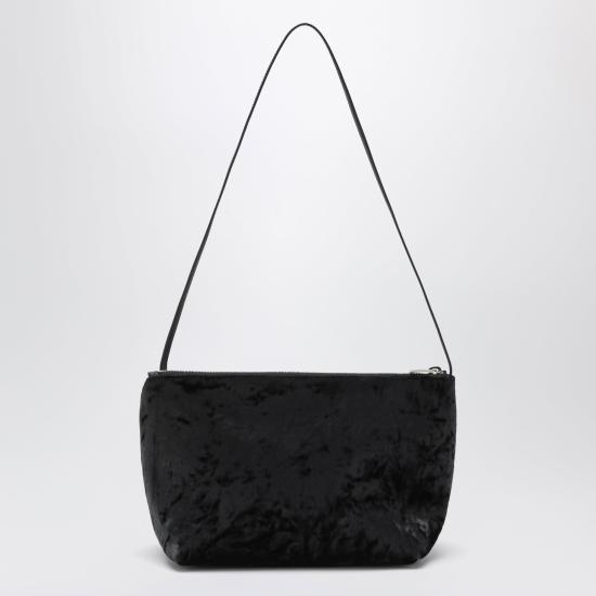 26FW 발레스크 코르셋 크러시드 벨벳 숄더백 VA AW26 CORSVEL Black - VALESQUE