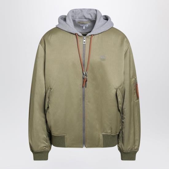 26FW 로에베 테크니컬 후드 봄버 자켓 테크니컬 후드 봄버 자켓 H526Y02WEJNY Green