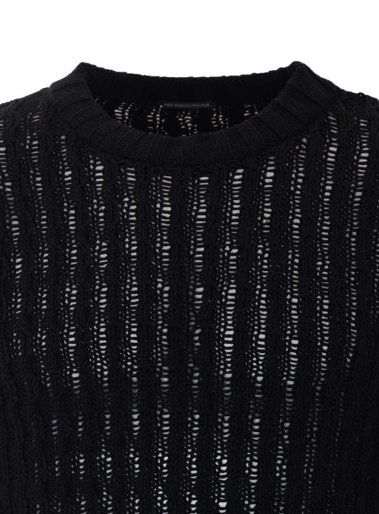 26FW 앤 드뮐미스터 스웨터 14303 KN089099 BLACK - ANN DEMEULEMEESTER