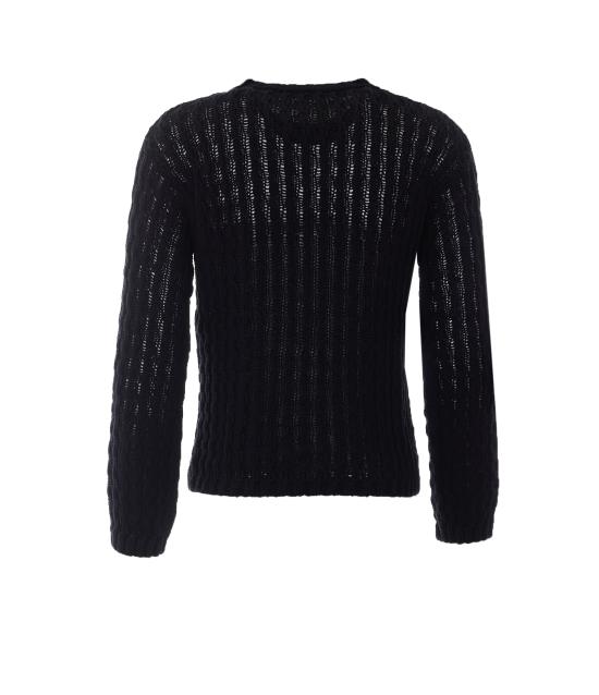 26FW 앤 드뮐미스터 스웨터 14303 KN089099 BLACK - ANN DEMEULEMEESTER