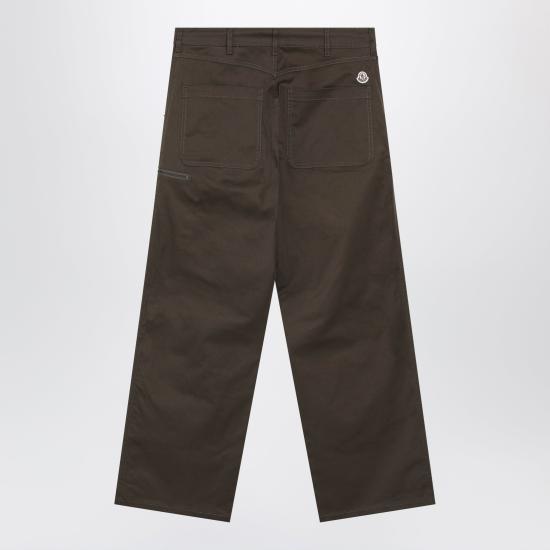26FW 몽클레어 스트레이트 팬츠 2A00030598R1 Green - MONCLER