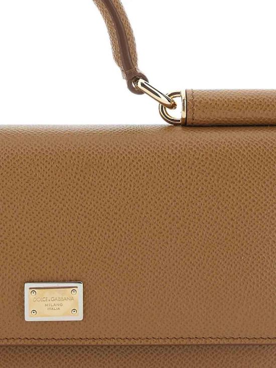 26FW 돌체앤가바나 Dauphine-print calfskin 미니백 BI3280A10018M417 BROWN - DOLCE & GABBANA