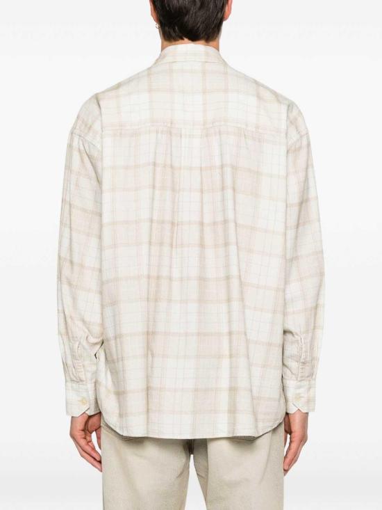 26FW 아워레가시 버로우드 체크 셔츠 M4262BSCSTELLACHECKPRINT BEIGE - OUR LEGACY
