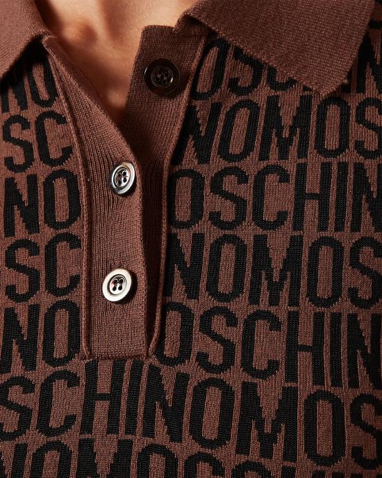 26FW 모스키노 미디 원피스 0480 7700 1103 MARRONE - MOSCHINO