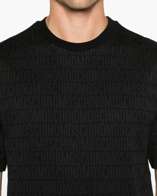 26FW 모스키노 반팔 티셔츠 0702 7645 0555 NERO - MOSCHINO