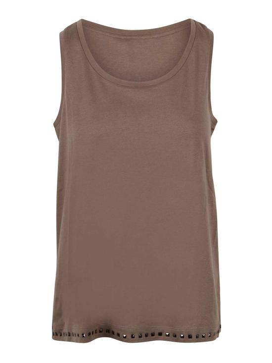 26SS 에스막스마라 민소매 티셔츠 261994E15 BEIGE
