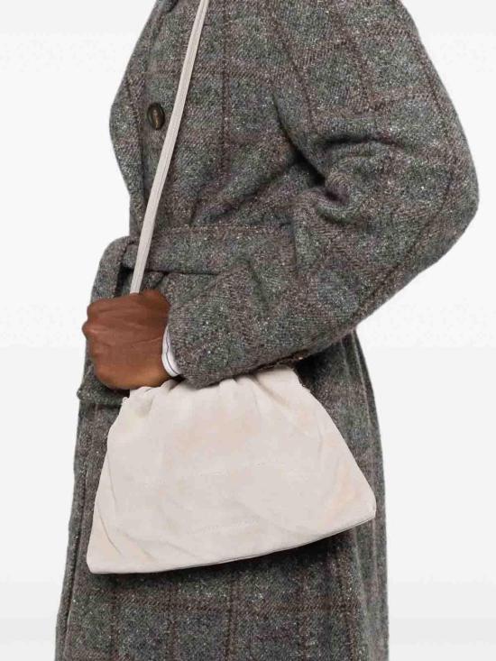 26FW 브루넬로 쿠치넬리 스웨이드 BC 듀오 파우치 백 MBDLD2808C9593 WHITE - BRUNELLO CUCINELLI
