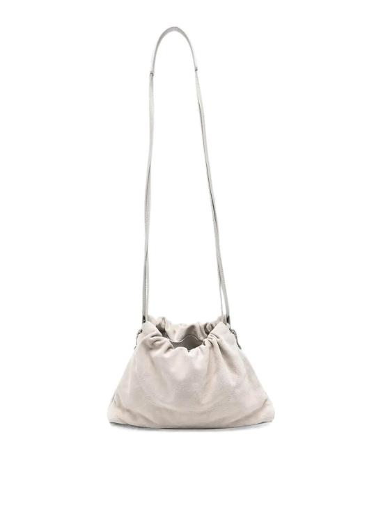 26FW 브루넬로 쿠치넬리 스웨이드 BC 듀오 파우치 백 MBDLD2808C9593 WHITE