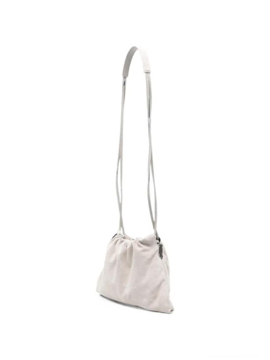 26FW 브루넬로 쿠치넬리 스웨이드 BC 듀오 파우치 백 MBDLD2808C9593 WHITE - BRUNELLO CUCINELLI