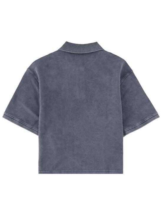26SS 알렉산더 왕 폴로 티셔츠 1CC2261230421B BLUE - ALEXANDER WANG