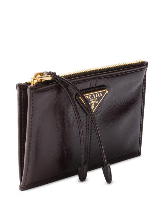 26FW 프라다 레더 카드 홀더 1MC086 2CYR F0003 BROWN DOM - PRADA