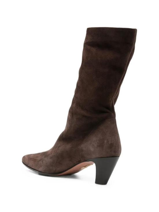 26FW 아쿠아주라 부츠 SLUMIDB0SUEESPRESSO BROWN - AQUAZZURA