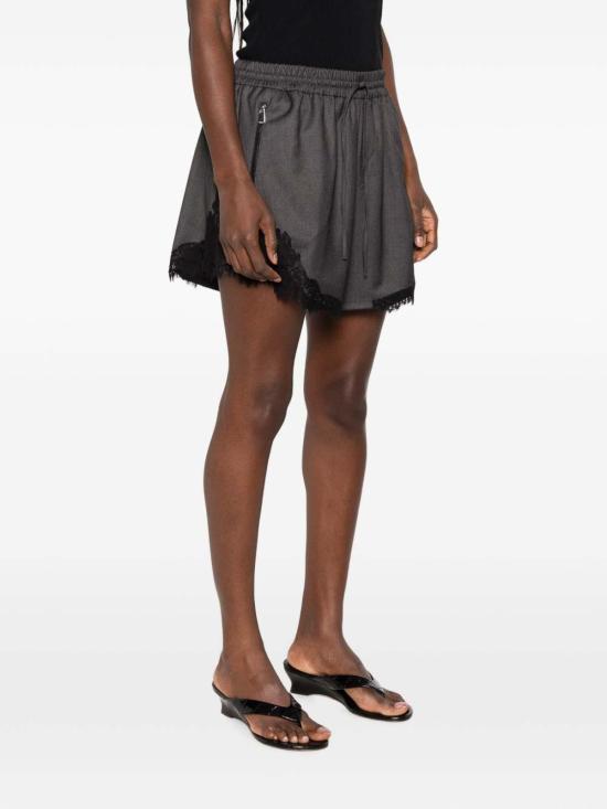26SS 핑코 숏팬츠 107584A3HISHITAI90 Grey - PINKO