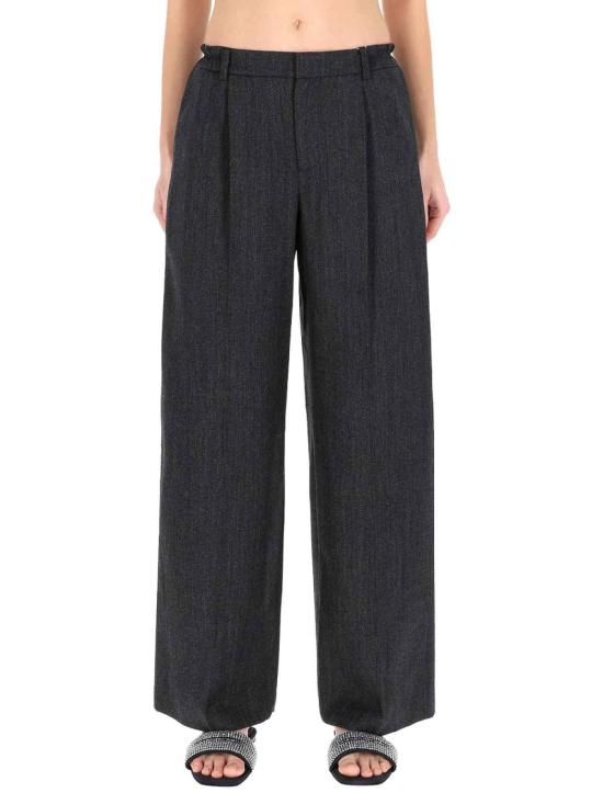 26SS 알렉산더 왕 수트 팬츠 1WC1264951019E BLACK - ALEXANDER WANG