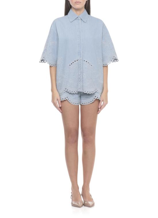 26SS 짐머만 데님 7214TRS263ICESTM Blue - ZIMMERMANN