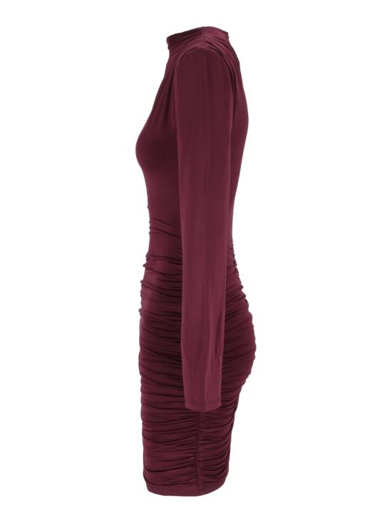 26FW 로테이트 미디 원피스 1161762694 Burgundy - ROTATE
