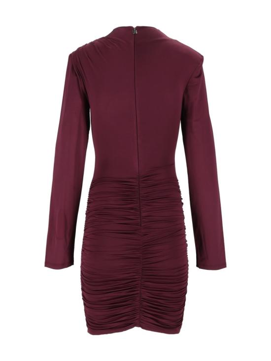 26FW 로테이트 미디 원피스 1161762694 Burgundy - ROTATE