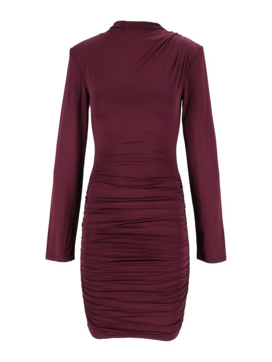 26FW 로테이트 미디 원피스 1161762694 Burgundy