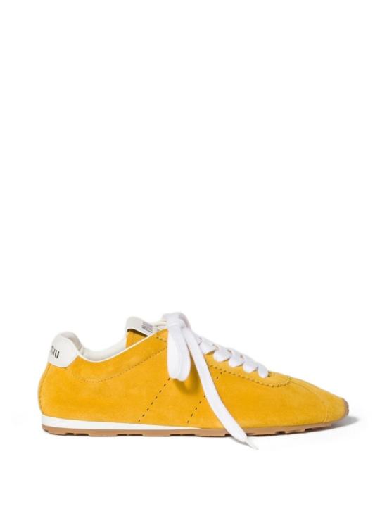 26FW 미우미우 플룸 블리치 스니커즈 5E114E054F 005F065Y Yellow