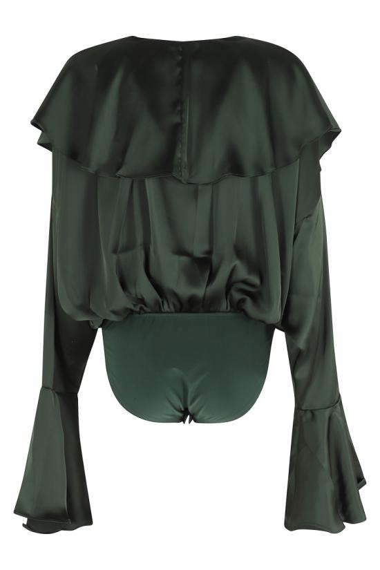 26SS 노마카말리 탑 ST425BSAO85869 098 Green - NORMA KAMALI