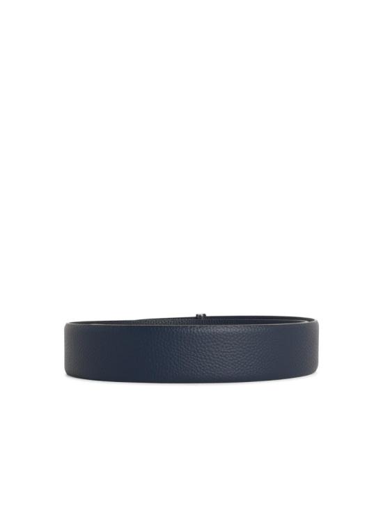 26FW 톰포드 그레인 레더 T 아이콘 벨트 40mm TB178 LCL236S UNA Blue - TOMFORD