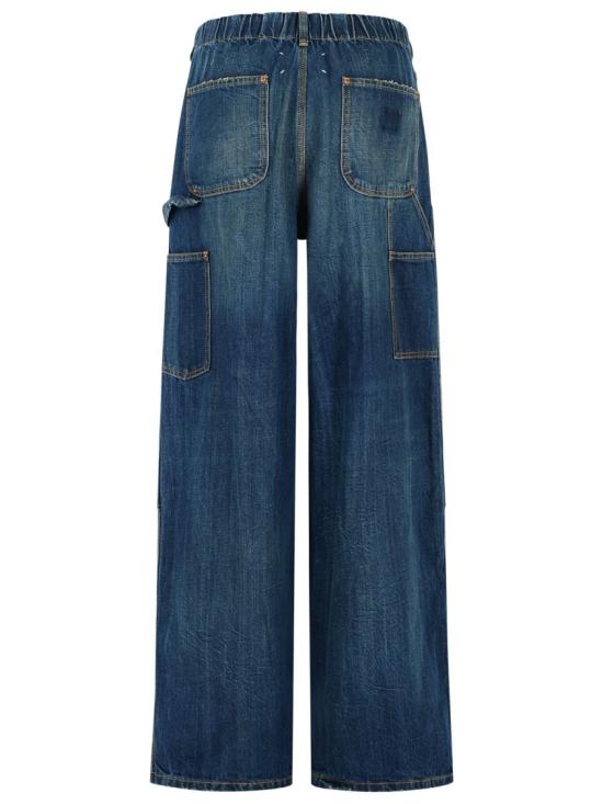 25FW 마르지엘라 스티치 와이드 워크웨어 진 S29KA0390 M30037 961 Blue - MAISON MARGIELA