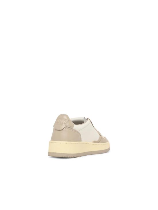 26FW 오트리 메달리스트 로우 레더 스니커즈 AULW WB67 White - AUTRY