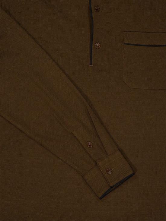 26FW 톰포드 폴로 티셔츠 JPL019JMS032EBK Brown - TOMFORD