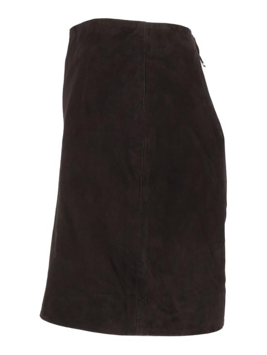 26FW 로테이트 미디 스커트 1161681111 Brown - ROTATE