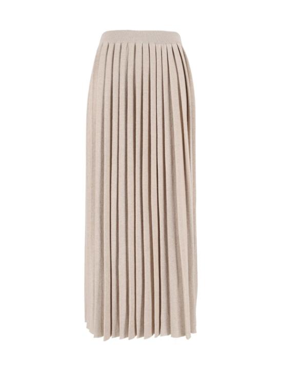 26FW 파비아나 필리피 롱 스커트 GND216F339D230 Neutrals