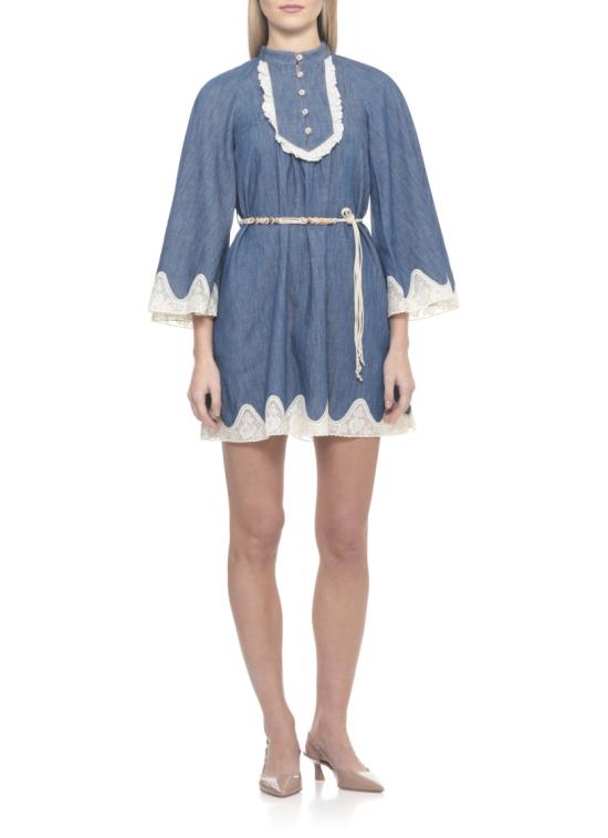 26SS 짐머만 원피스 5624DRS261RWBLU Blue - ZIMMERMANN