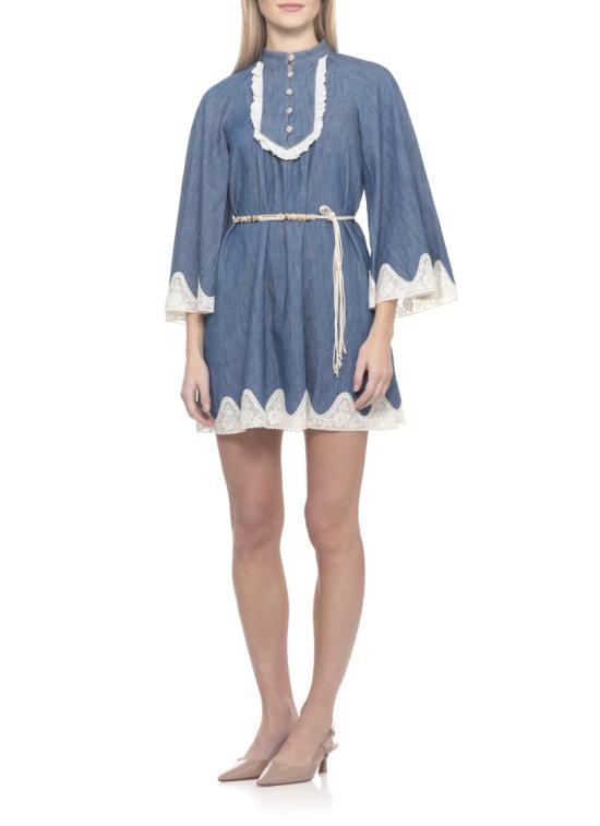 26SS 짐머만 원피스 5624DRS261RWBLU Blue - ZIMMERMANN