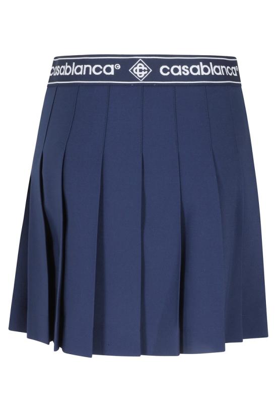 26SS 카사블랑카 숏 스커트 WSP26SK18801 098 Blue - CASABLANCA