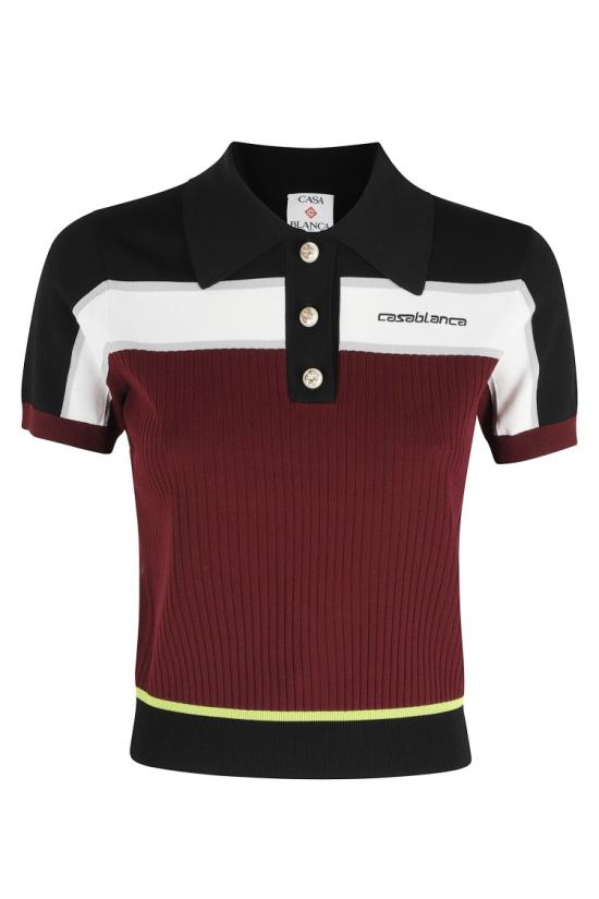 26SS 카사블랑카 탑 WSP26KW123301 098 Burgundy